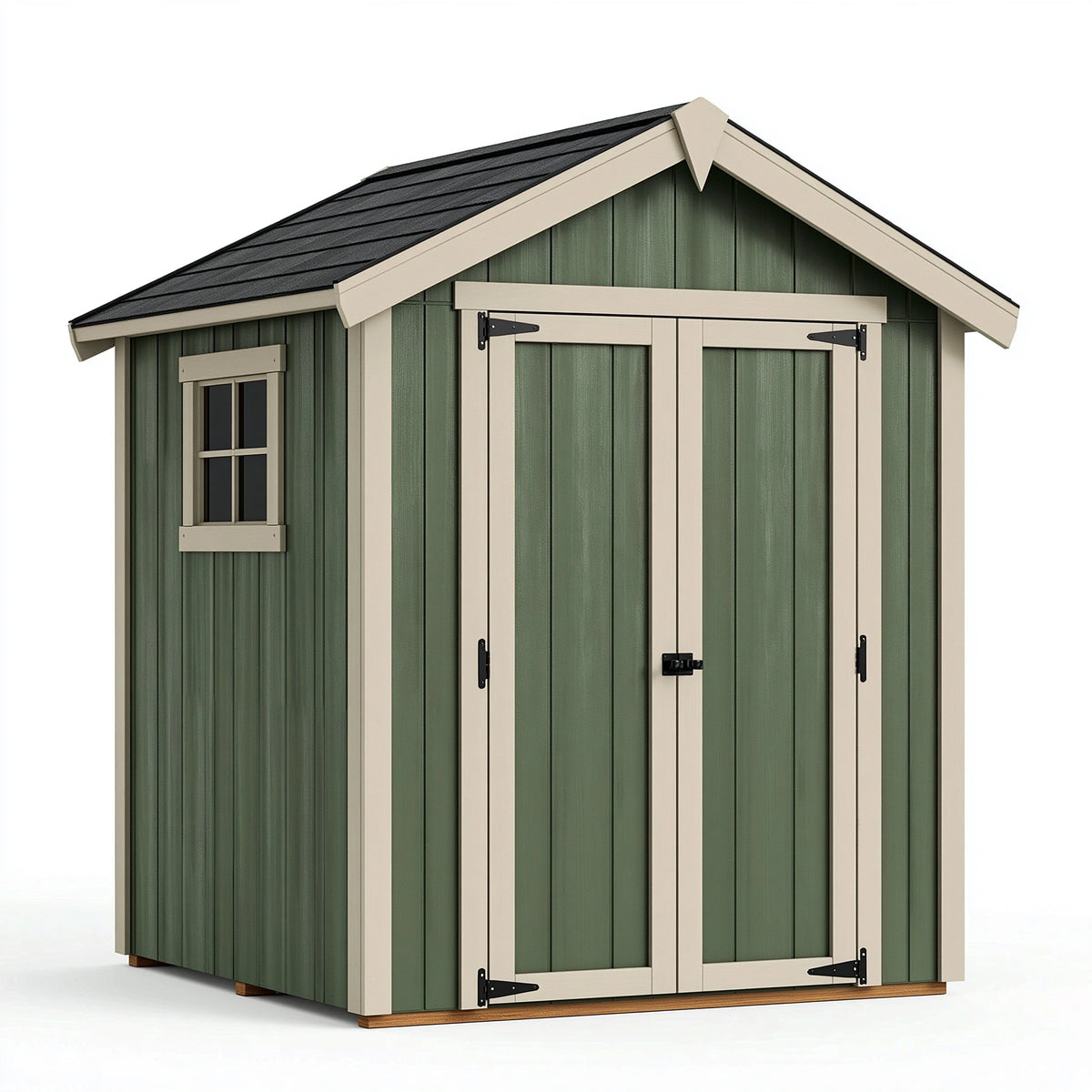 Gartenhaus 200 x 150 x 210 cm Holz Grün - Geräteschuppen mit Doppeltür